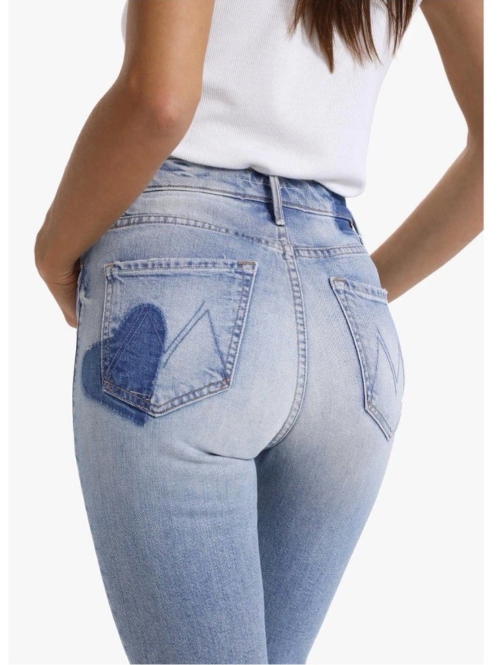 Mother Jeans Dazzler Ankle jeans in “I Confess” Sz 31